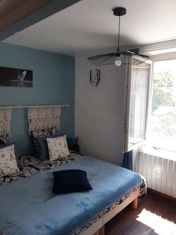 La chambre bleue au rez de chaussée