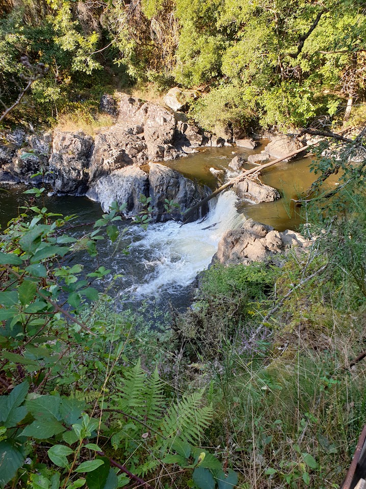 Les gorges de l'Auvézère à Saint Mesmin.